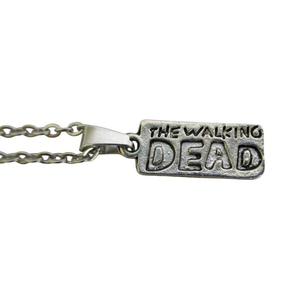 New The Walking Dead Logo Pendant Necklace With 18" Stainless Chain For Fans & C - Picture 1 of 5